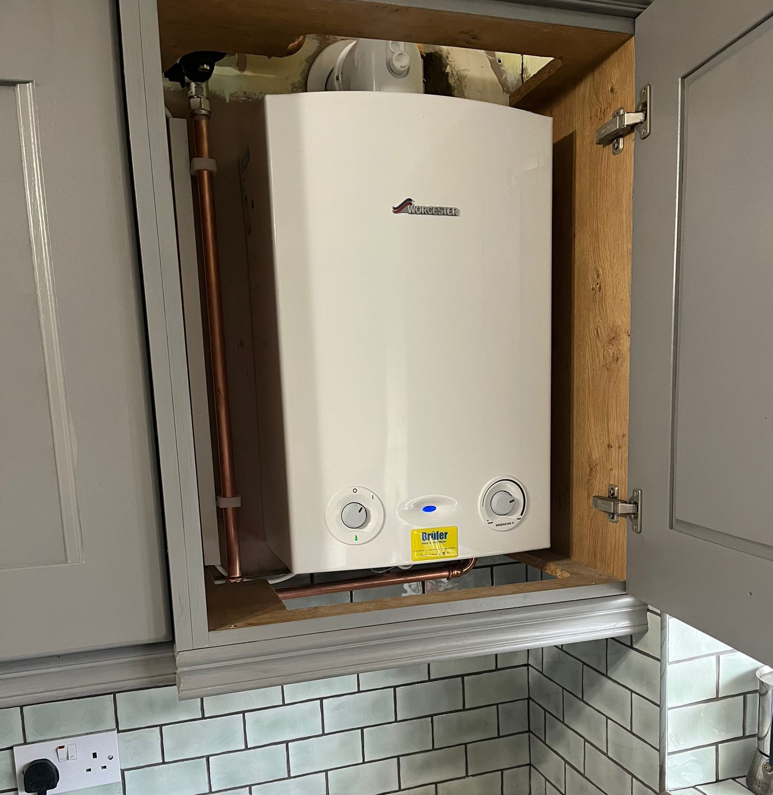 New Worcester Gas Boiler